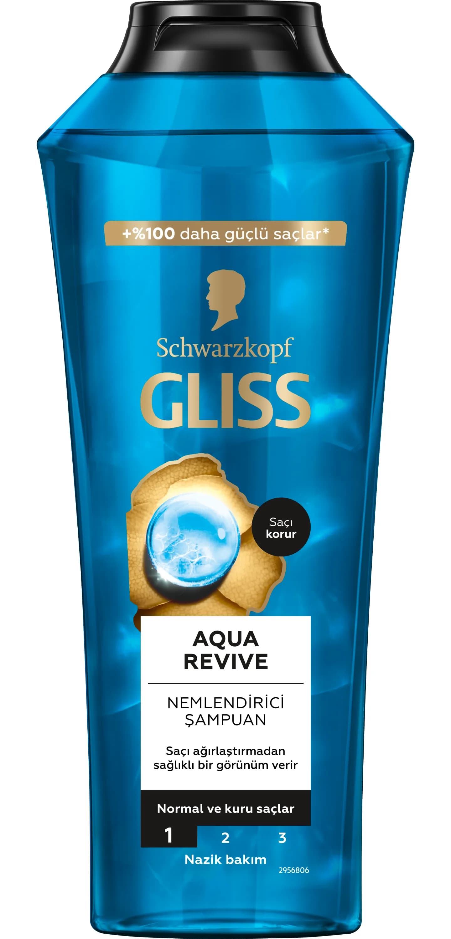 شامپو گلیس Aqua Revive (آبی شفاف)