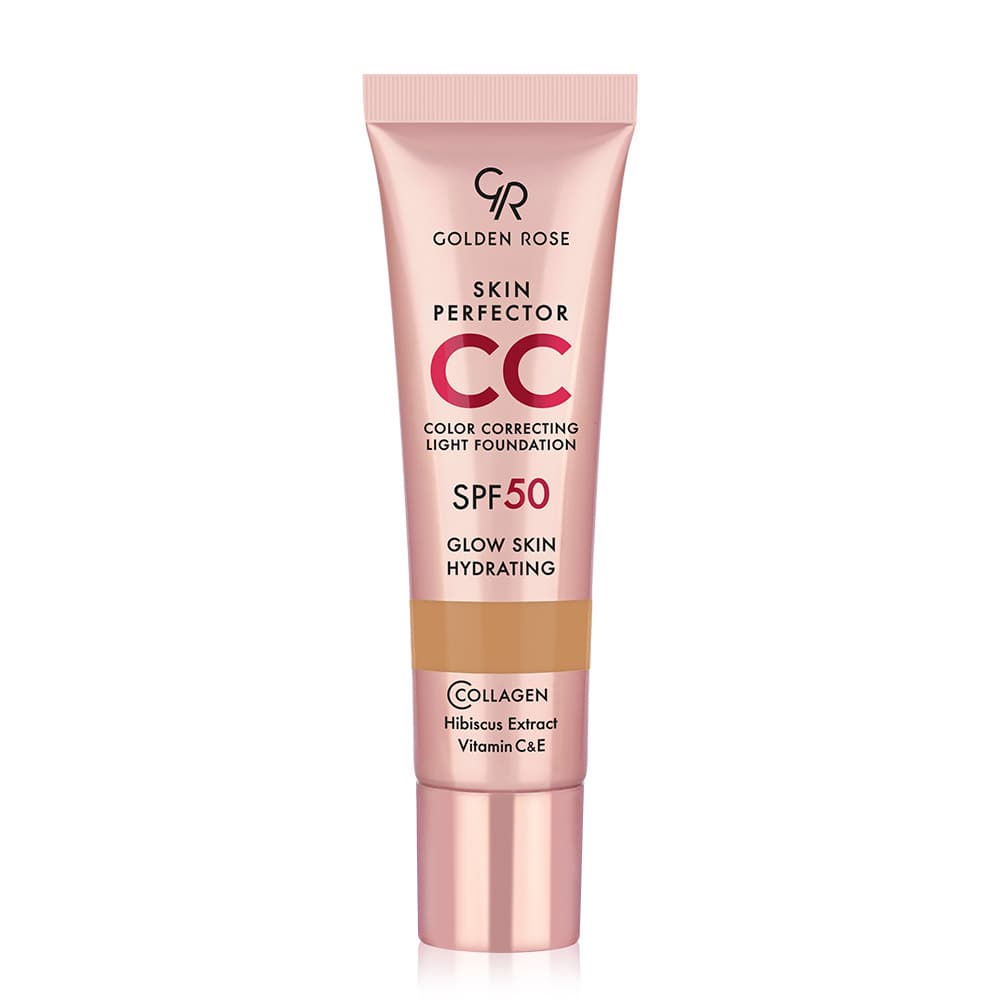 کرم CC گلدن رز مدل Skin Perfector شماره ۱۰۴ عسلی گرم